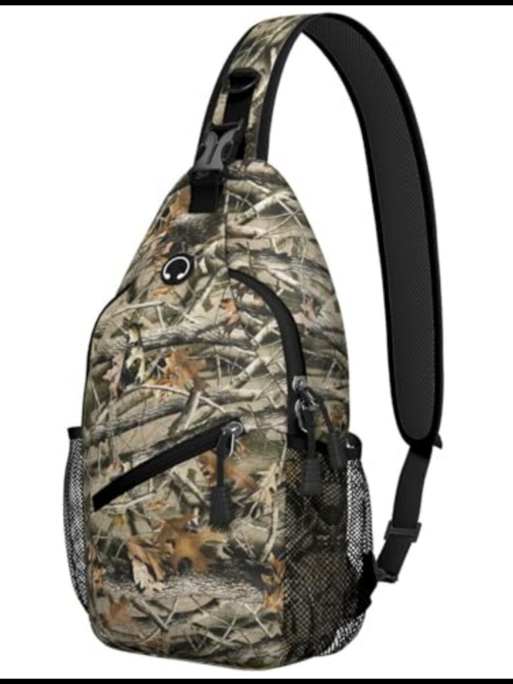 Camo Sling Bag Crossbody Sling Backpack Travel Hiking Daypack Chest Bag